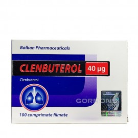 Кленбутерол от Balkan Pharmaceuticals (100таб\40мкг) 